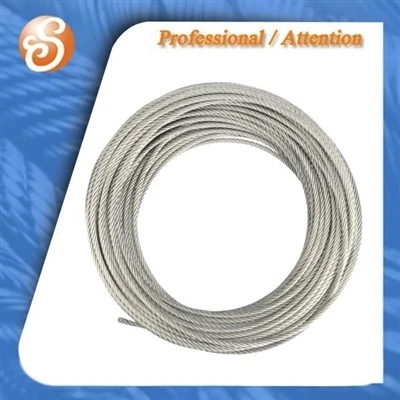 Galvanizli po'lat simli arqonlar Rod kabellari 6X19w + FC